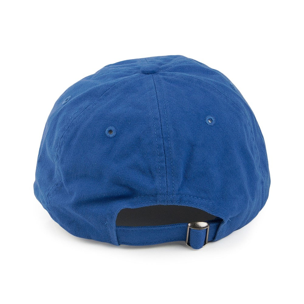 Washed Cotton Baseball Cap - Royal Blue