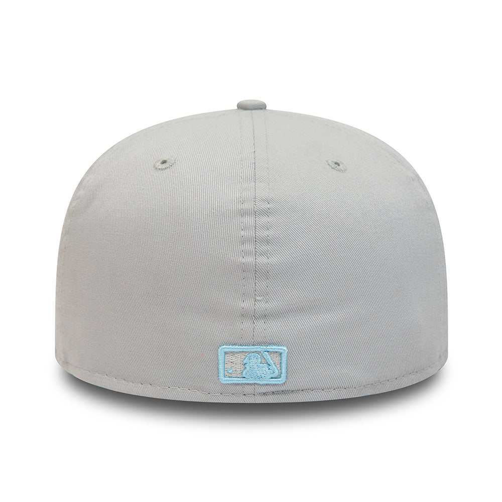 New Era 59FIFTY New York Yankees Baseball Cap - MLB League Essential - Light Grey-Light Blue