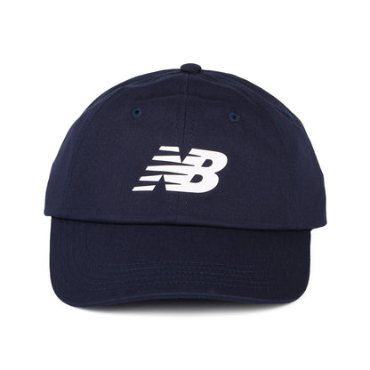 New Balance Hats Curved Brim Snapback Cap - Navy Blue