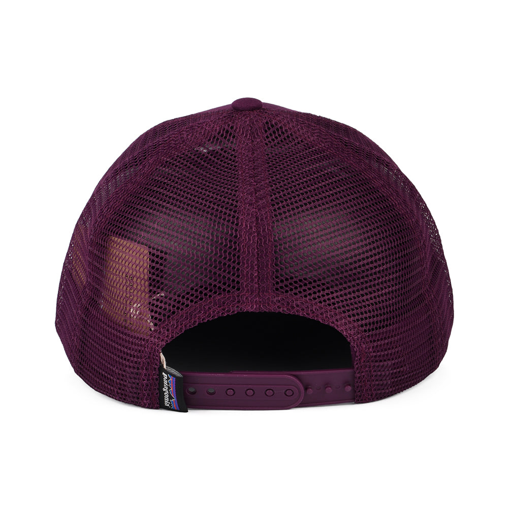Patagonia Hats P-6 Logo Organic Cotton LoPro Trucker Cap - Plum