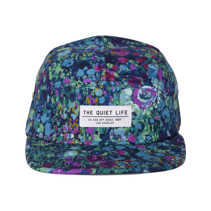 The Quiet Life Hats Monet Floral 5 Panel Cap - Blue-Green-Purple