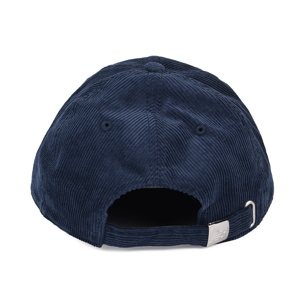 New Balance Hats Washed Corduroy Baseball Cap - Navy Blue