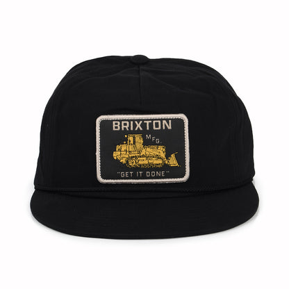 Brixton Hats Irvington HP Snapback Cap - Black