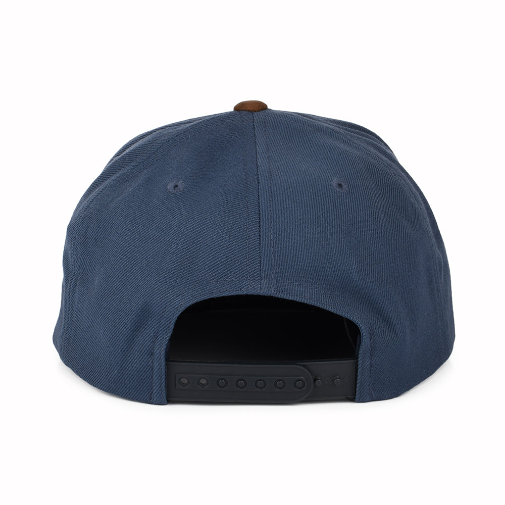 Brixton Hats Oath III Snapback Cap - Blue-Brown