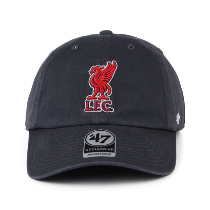 47 Brand Liverpool FC Baseball Cap - Clean Up - Washed Navy