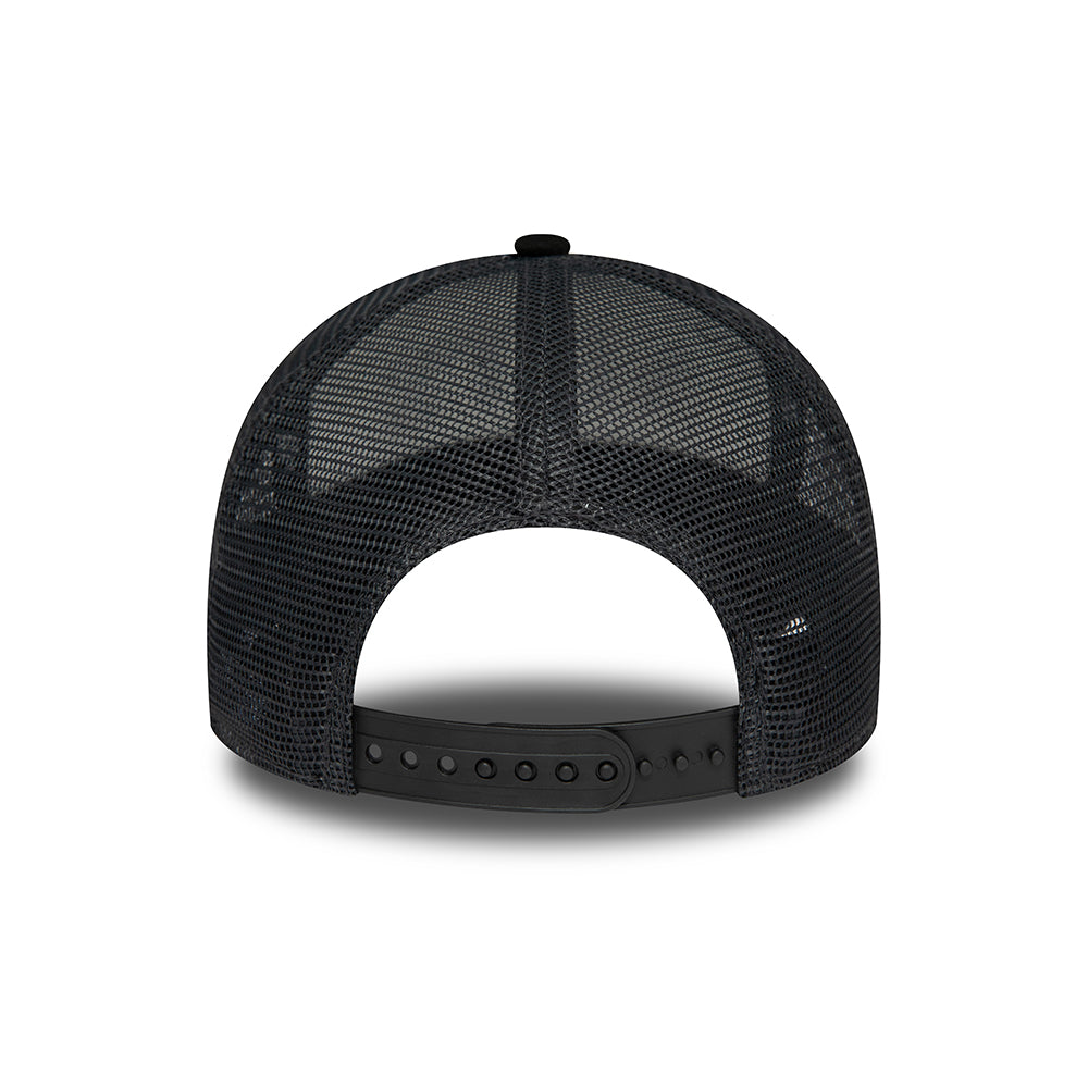 New Era Brooklyn Nets A-Frame Trucker Cap - NBA Retro - White-Black