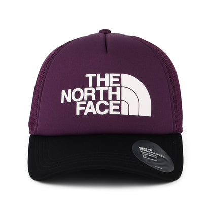 The North Face Hats TNF Logo Deep Fit Trucker Cap - Purple-Blackcurrant