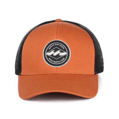 Billabong Hats Walled Trucker Cap - Rust-Black