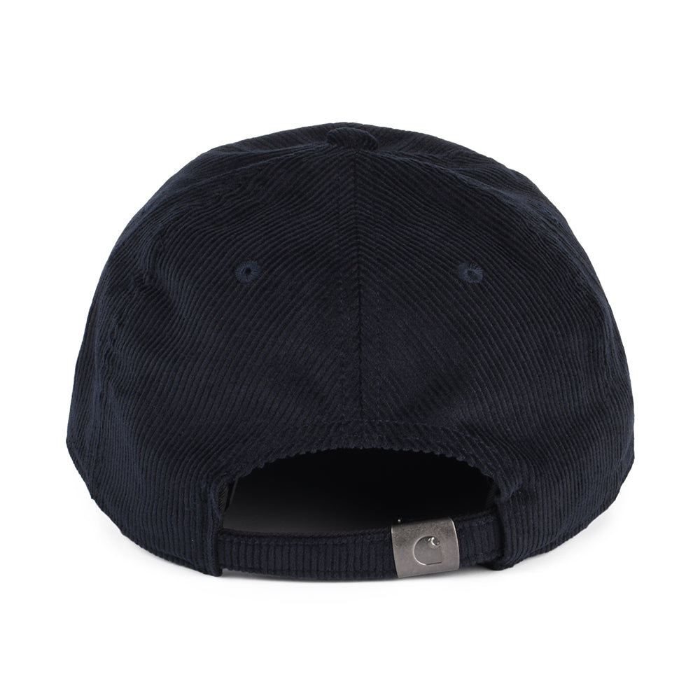 Carhartt WIP Hats Harlem Corduroy Tonal Baseball Cap - Dark Navy