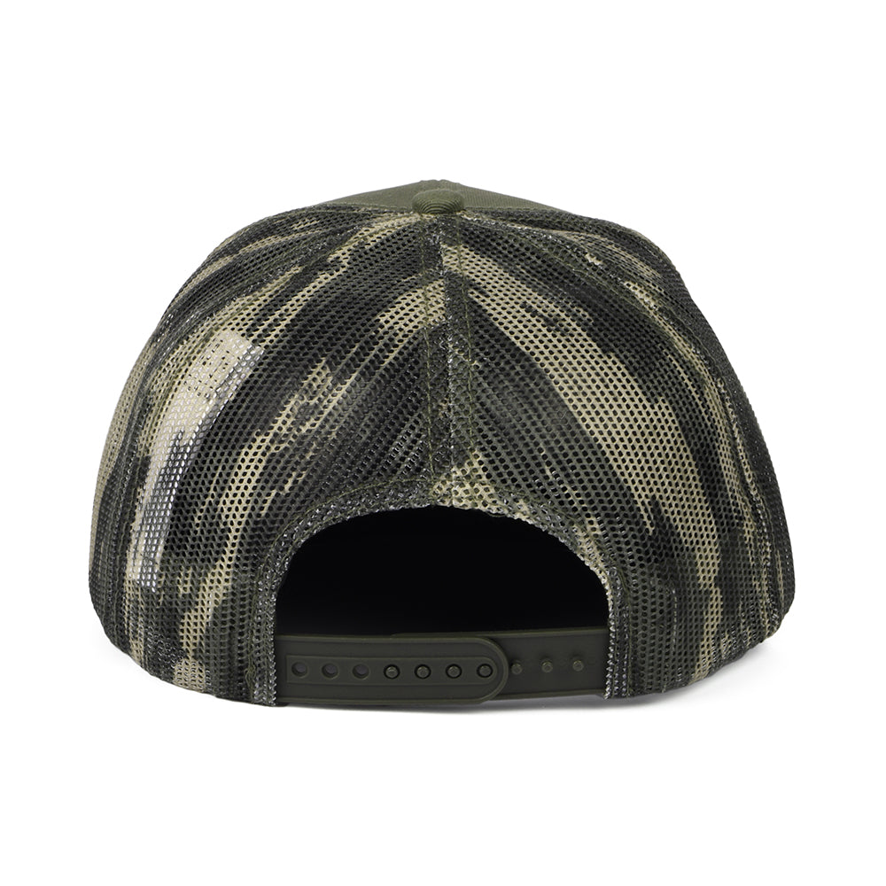 Timberland Hats Printed Camouflage Mesh Trucker Cap - Olive