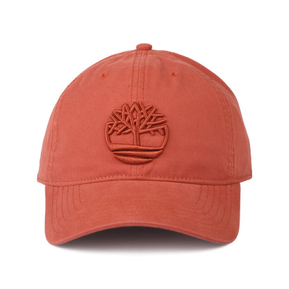 Timberland Hats Soundview Cotton Canvas Baseball Cap - Burnt Orange