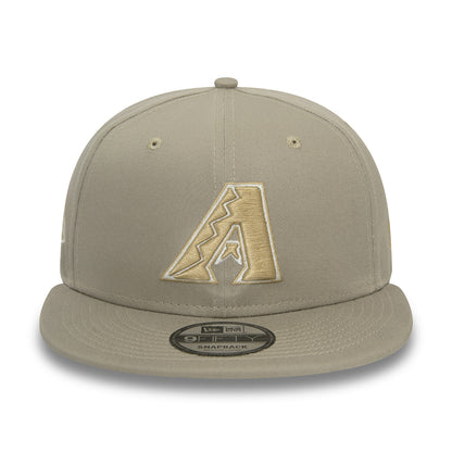 New Era 9FIFTY Arizona Diamondbacks Snapback Cap - MLB Patch - Ash Brown-Stone