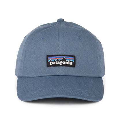 Patagonia Hats P-6 Label Trad Organic Cotton Baseball Cap - Smoke Blue