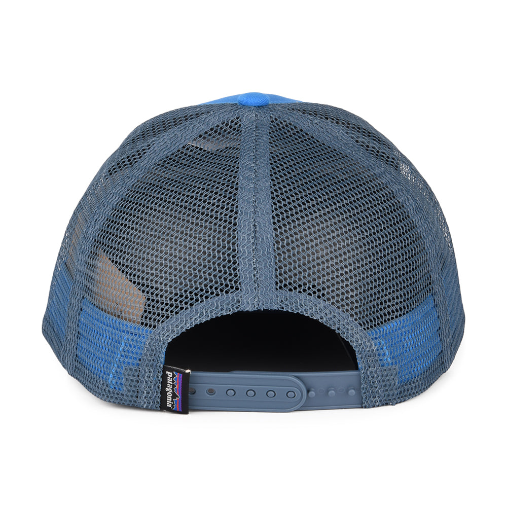 Patagonia Hats P-6 Logo Organic Cotton LoPro Trucker Cap - Bright Blue