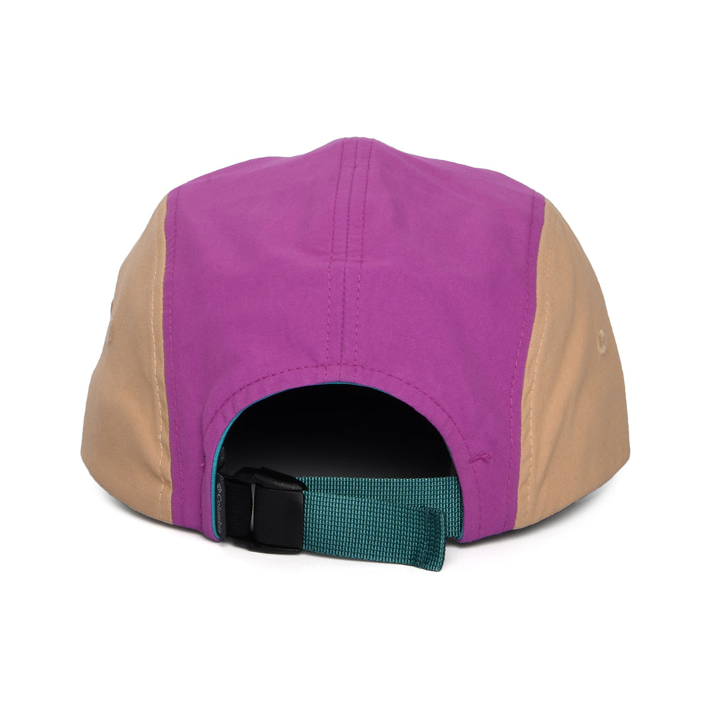 Columbia Hats Creek Side Water Repellent 5 Panel Cap - Teal-Purple-Tan
