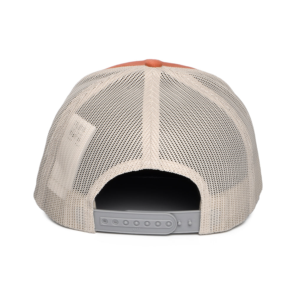 Columbia Hats Circular Landscape Mesh Trucker Cap - Burnt Orange