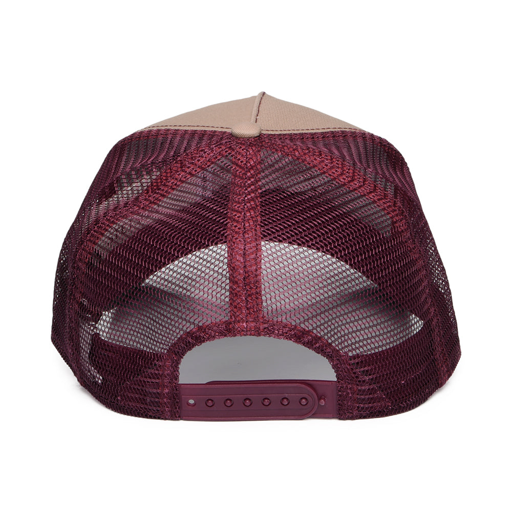 Stetson Hats Great Plains Trucker Cap - Brown-Wine