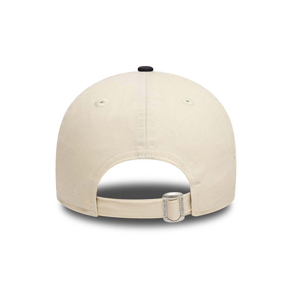 New Era 9FORTY New York Yankees Baseball Cap - MLB Colourblock - Cream-Navy