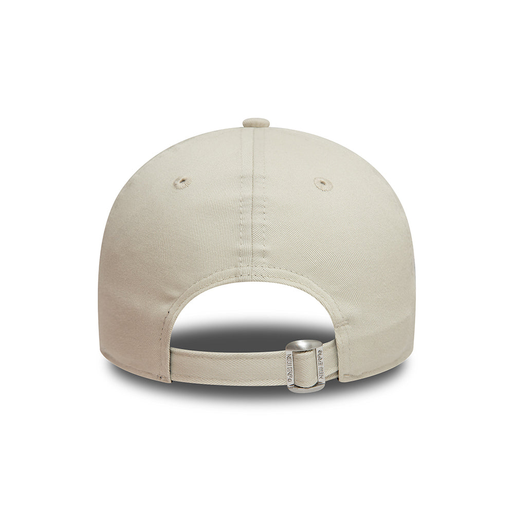 New Era 9FORTY L.A. Dodgers Baseball Cap - MLB World Series Patch - Ivory-Cherry Red