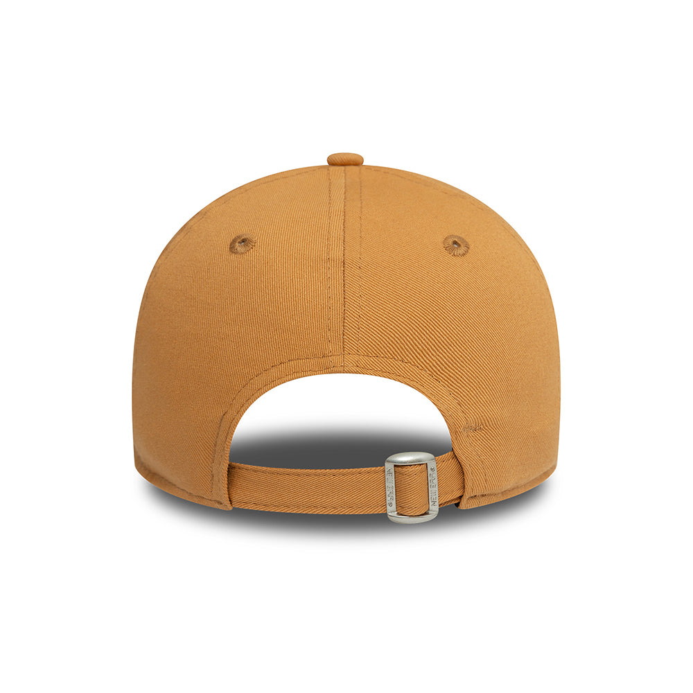 New Era Womens 9FORTY Detroit Tigers Baseball Cap - MLB League Essential - Dark Sand-White