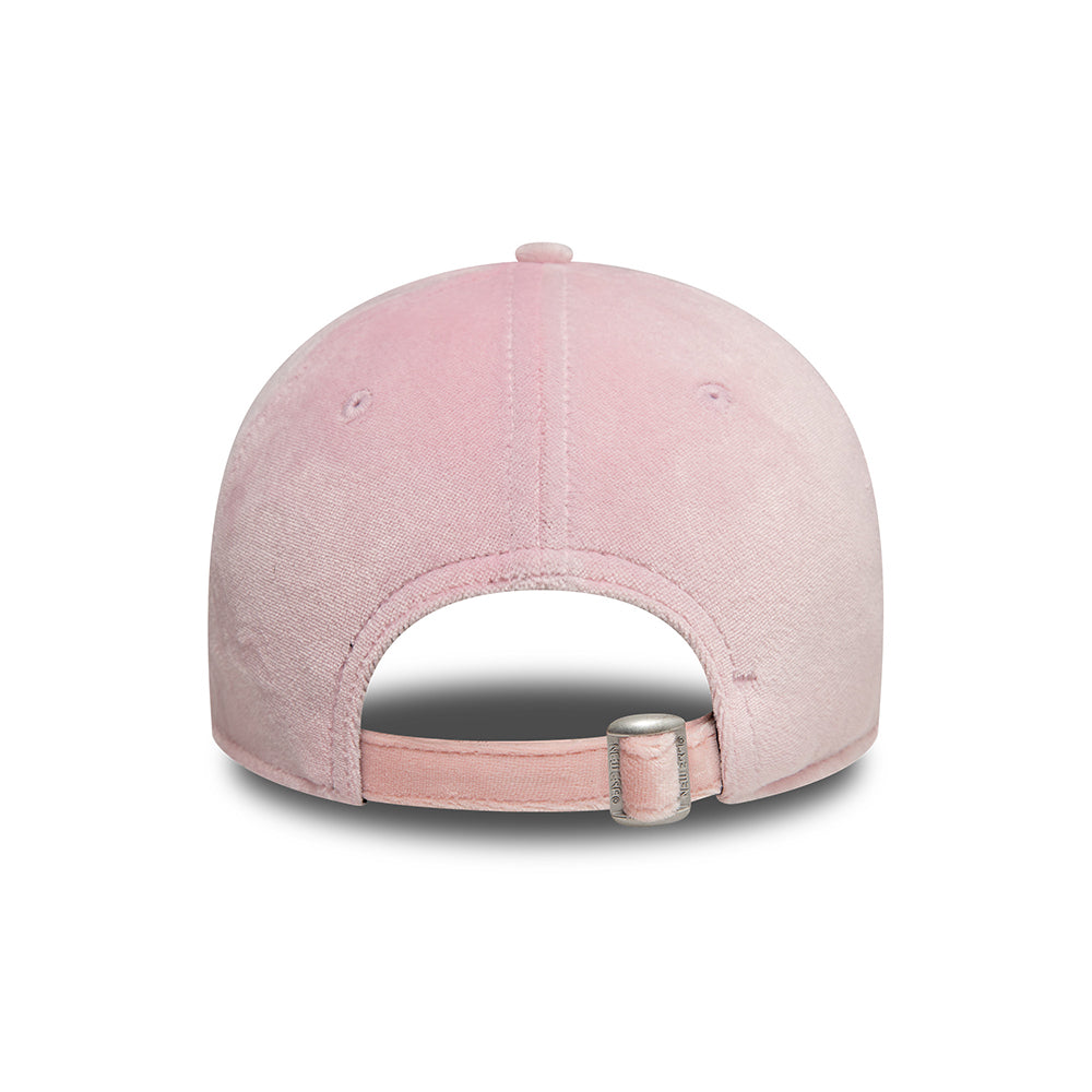 New Era Womens 9FORTY New York Yankees Baseball Cap - MLB Diamante Velour - Pink