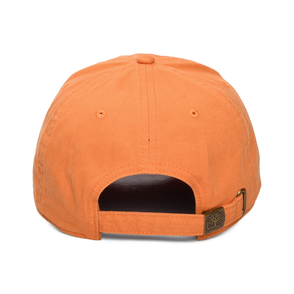 Timberland Hats Soundview Cotton Canvas Baseball Cap - Rust