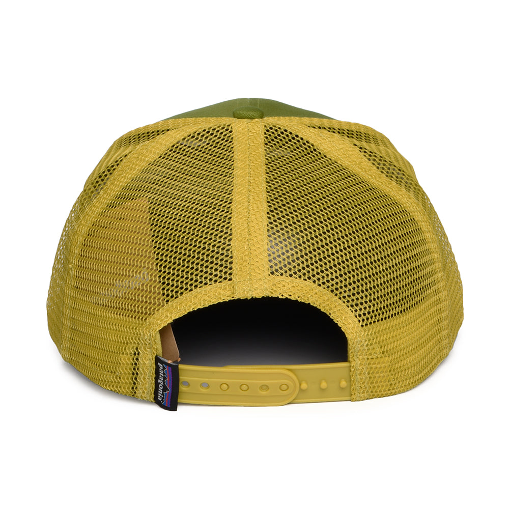 Patagonia Hats P-6 Logo Organic Cotton Trucker Cap - Moss
