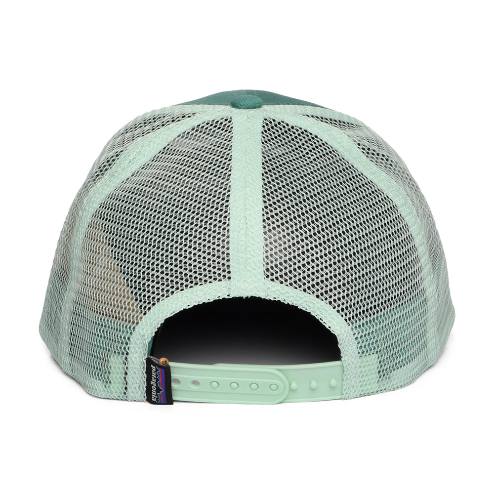 Patagonia Hats P-6 Logo Organic Cotton LoPro Trucker Cap - Sea Green