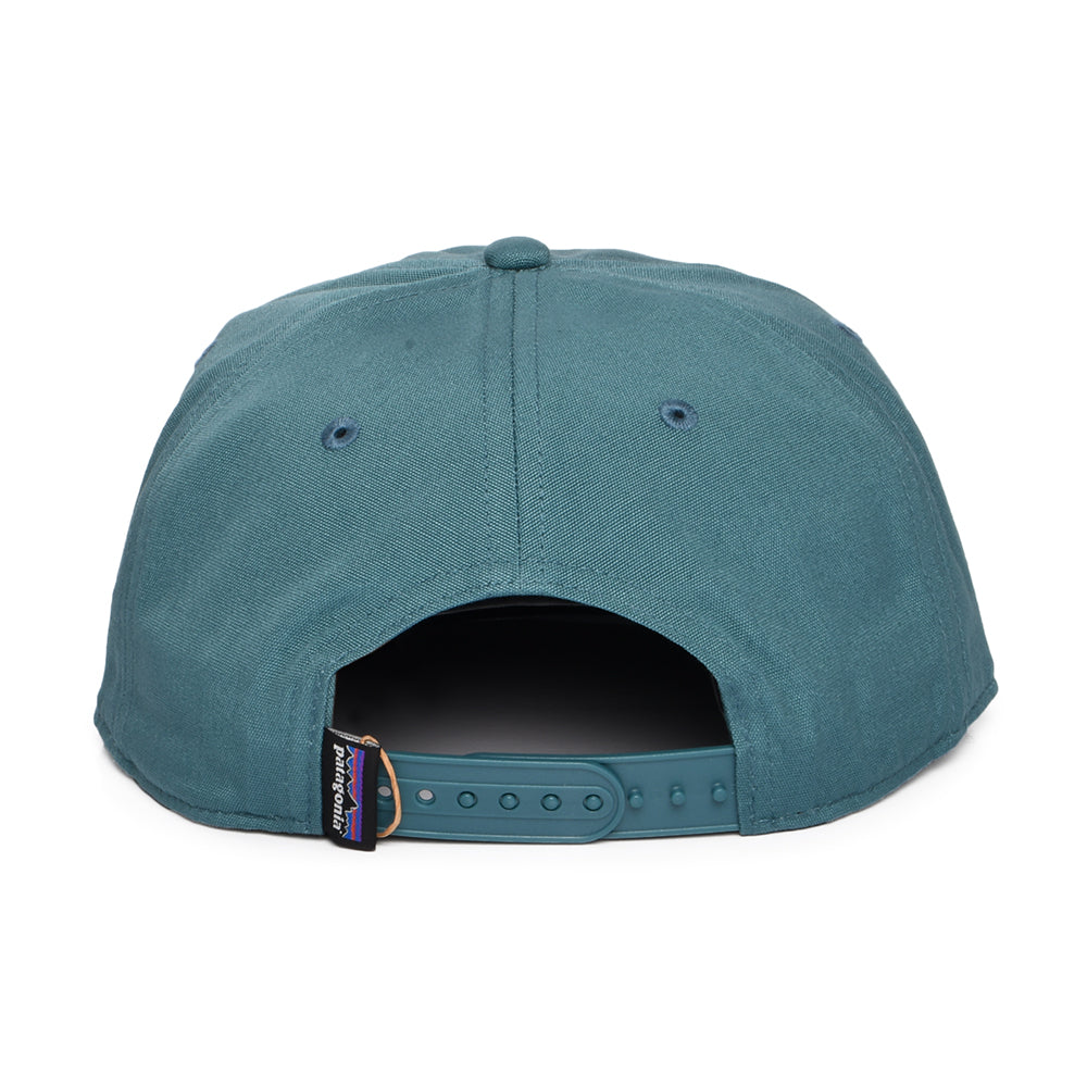 Patagonia Hats Boardshort Label Funfarer Organic Cotton Baseball Cap - Dark Teal