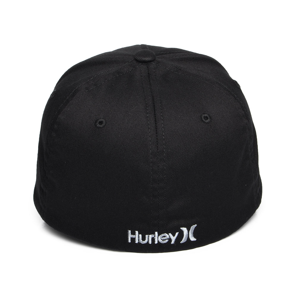 Hurley Hats Micro Icon Flexfit Baseball Cap - Black