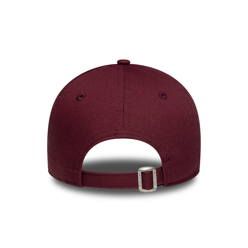 New Era Womens 9TWENTY L.A. Dodgers Baseball Cap - MLB League Essential - Burgundy-Blue