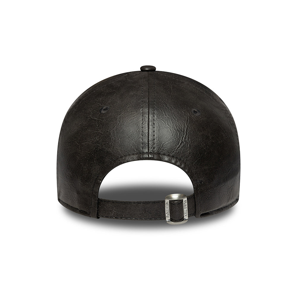 New Era Womens 9TWENTY New York Yankees Baseball Cap - MLB Tonal PU - Black On Black