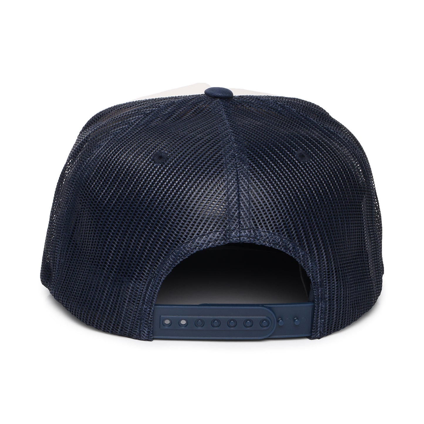 Brixton Hats Oath MP Trucker Cap - Off White-Indigo