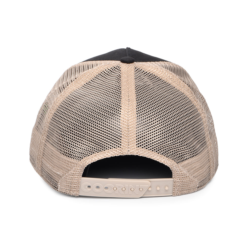 Goorin Bad Boy Trucker Cap - Black-Beige
