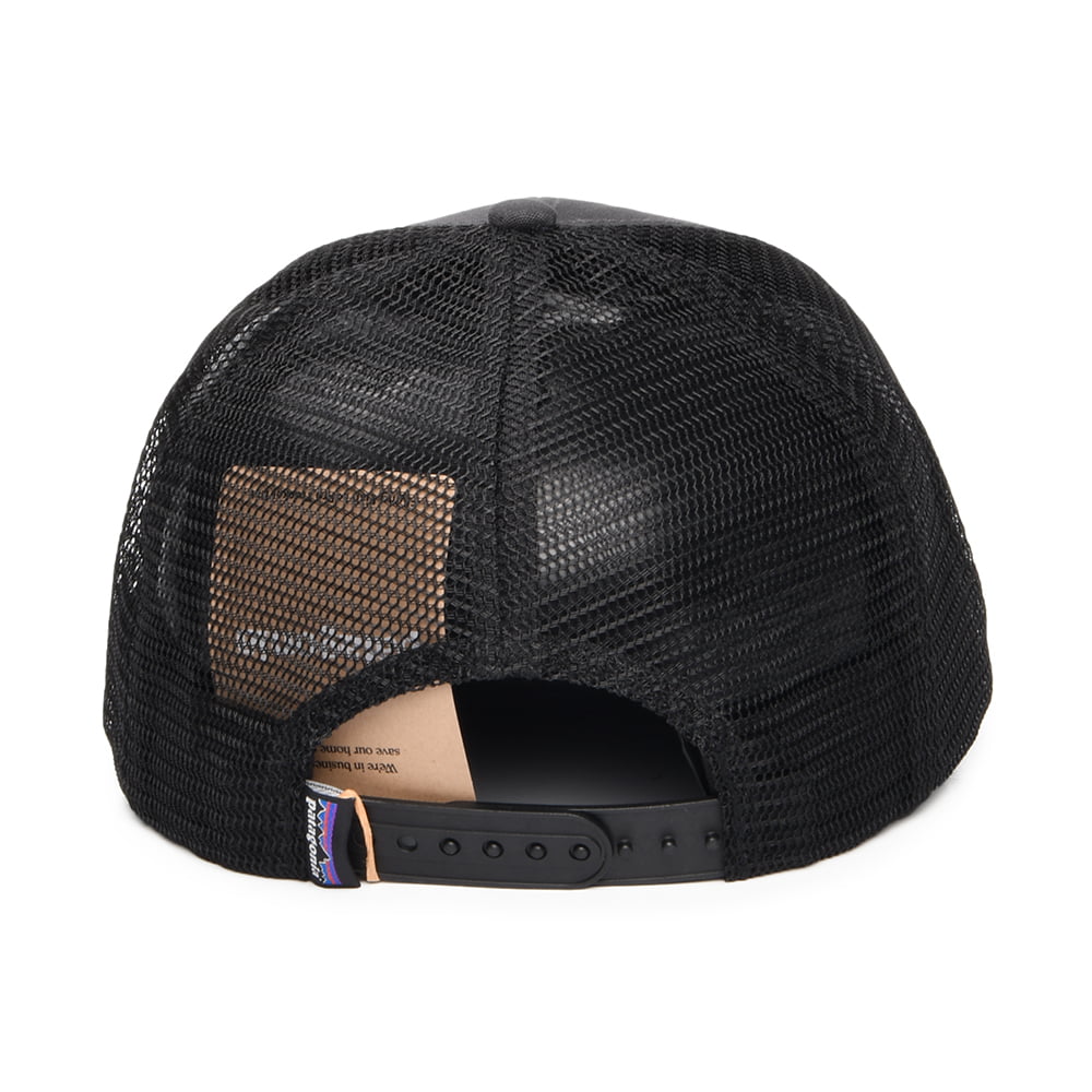 Patagonia Hats Flying Fish LoPro Trucker Cap - Grey-Black