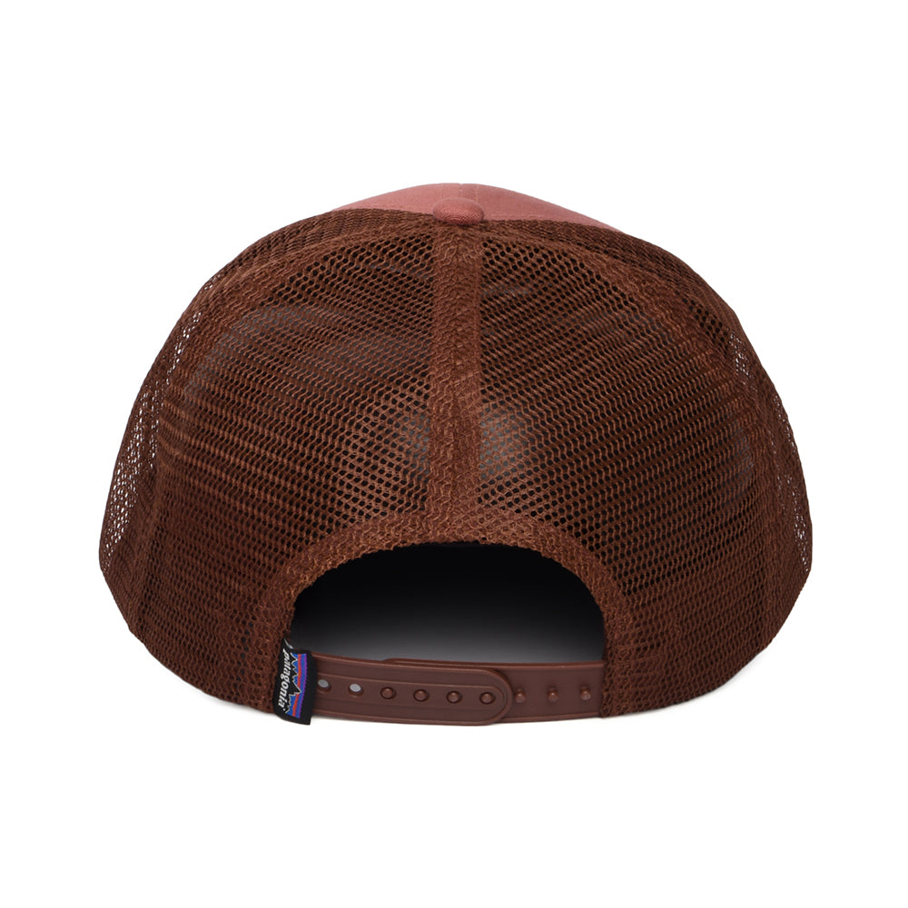 Patagonia Hats P-6 Logo Organic Cotton Trucker Cap - Clay
