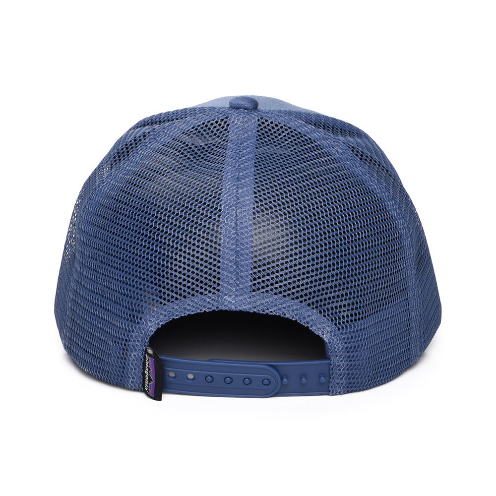 Patagonia Hats P-6 Logo Organic Cotton LoPro Trucker Cap - Blue