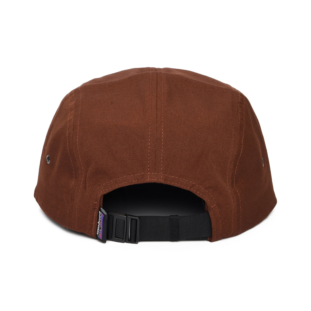 Patagonia Hats P-6 Label Maclure Organic Cotton 5 Panel Cap - Dark Rust