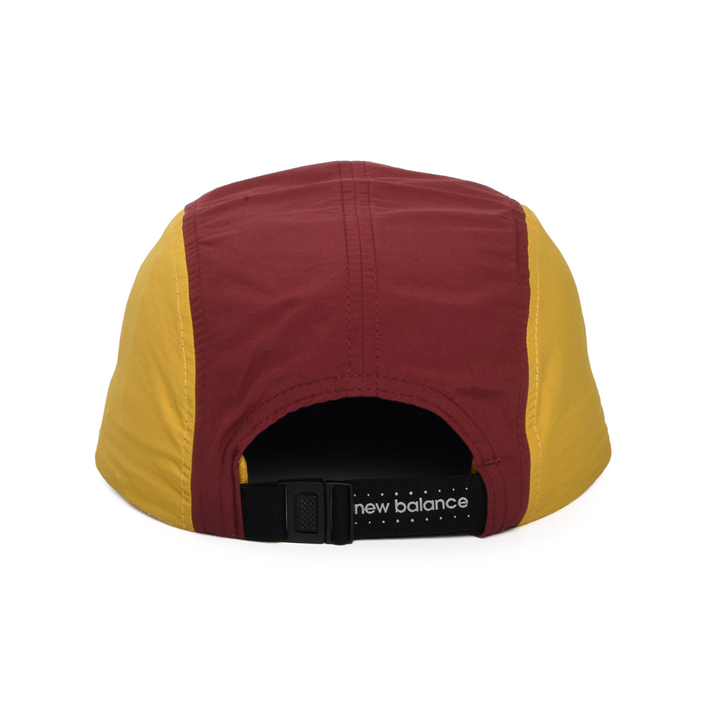 New Balance Hats Everyday Recycled 5 Panel Cap - Burgundy-Mustard
