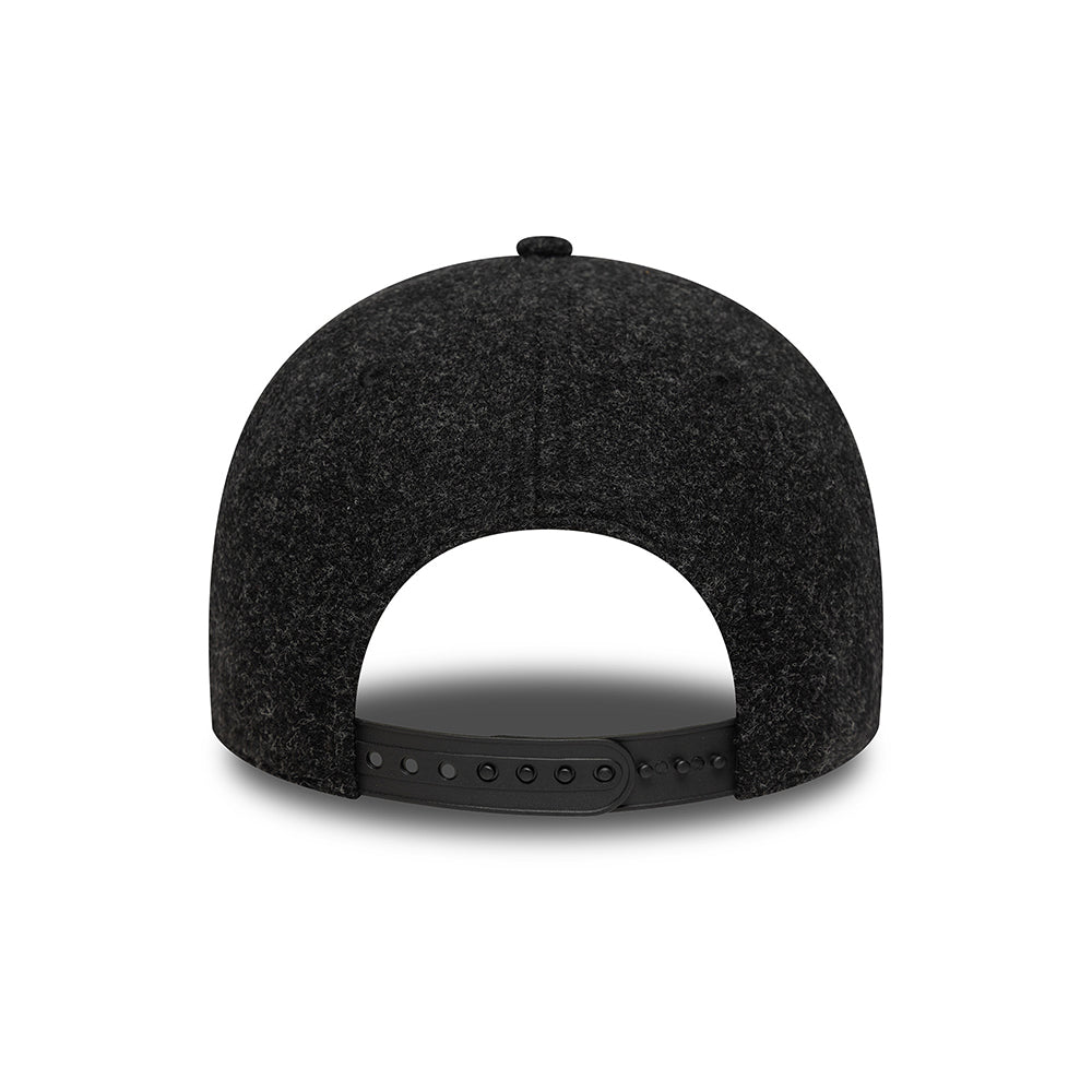 New Era 9FORTY New York Yankees Baseball Cap - MLB Melton - Black-White