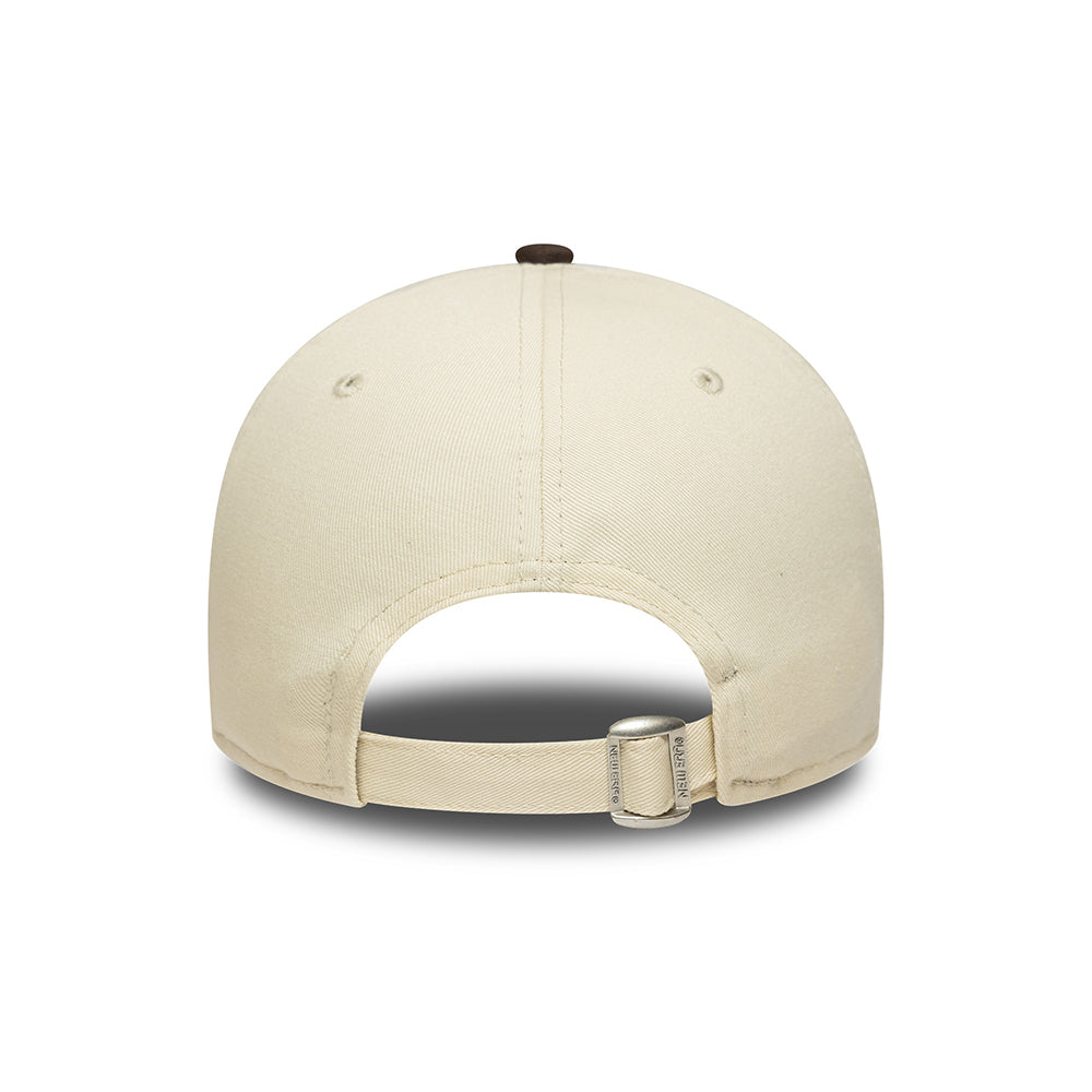 New Era 9FORTY L.A. Dodgers Baseball Cap - MLB Side Patch - Cream-Brown