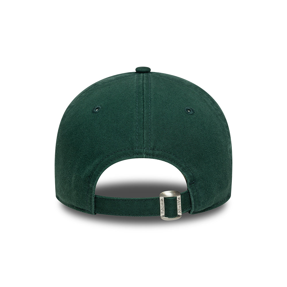 New Era 9TWENTY Oakland Athletics Baseball Cap - MLB Mini Washed - Dark Green-White
