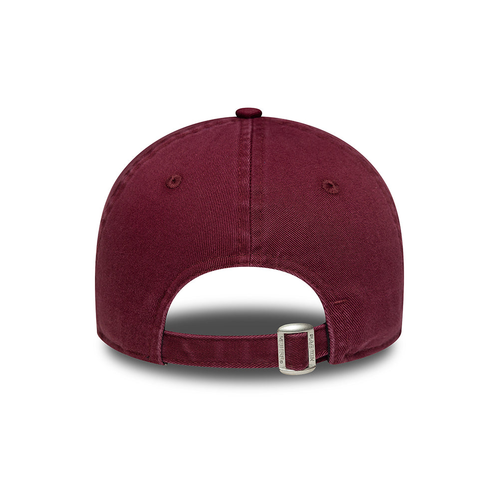 New Era Womens 9TWENTY L.A. Dodgers Baseball Cap - MLB Boucle - Burgundy-Cream
