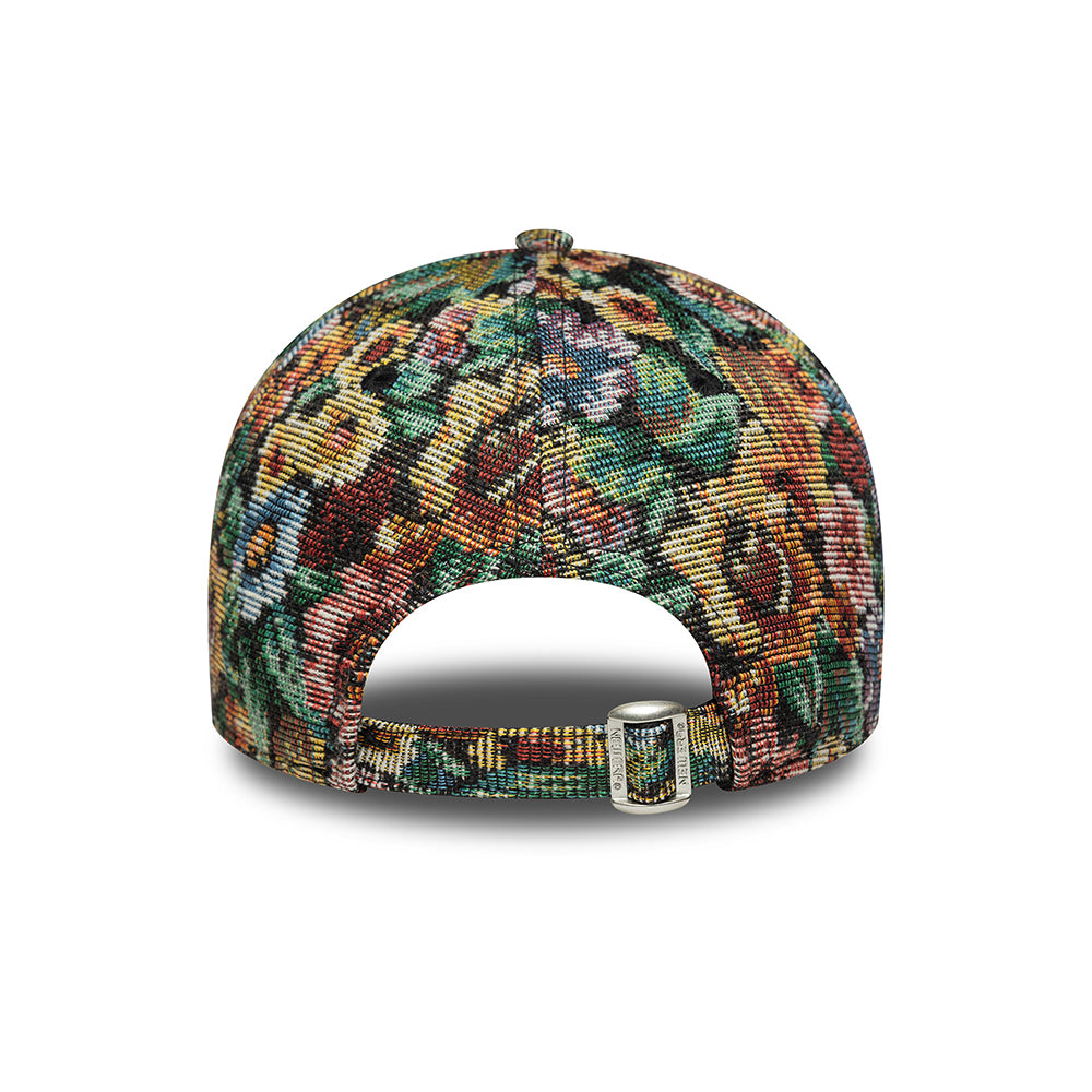 New Era Womens 9TWENTY New York Yankees Baseball Cap - MLB Floral Jacquard - Multi-Coloured