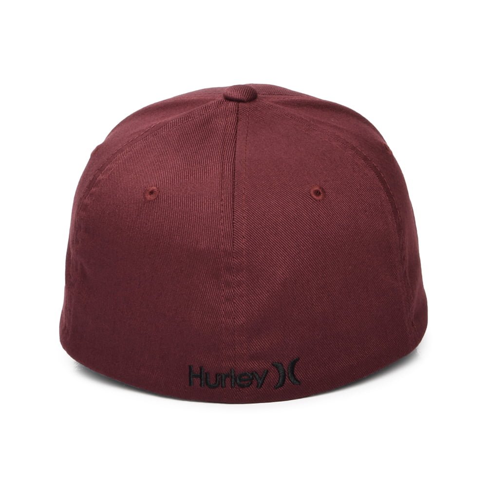 Hurley Hats One & Only Flexfit Baseball Cap - Deep Red