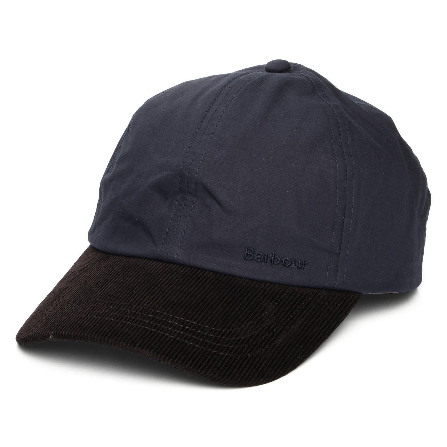 Barbour Hats Transport Showerproof Baseball Cap - Navy-Brown