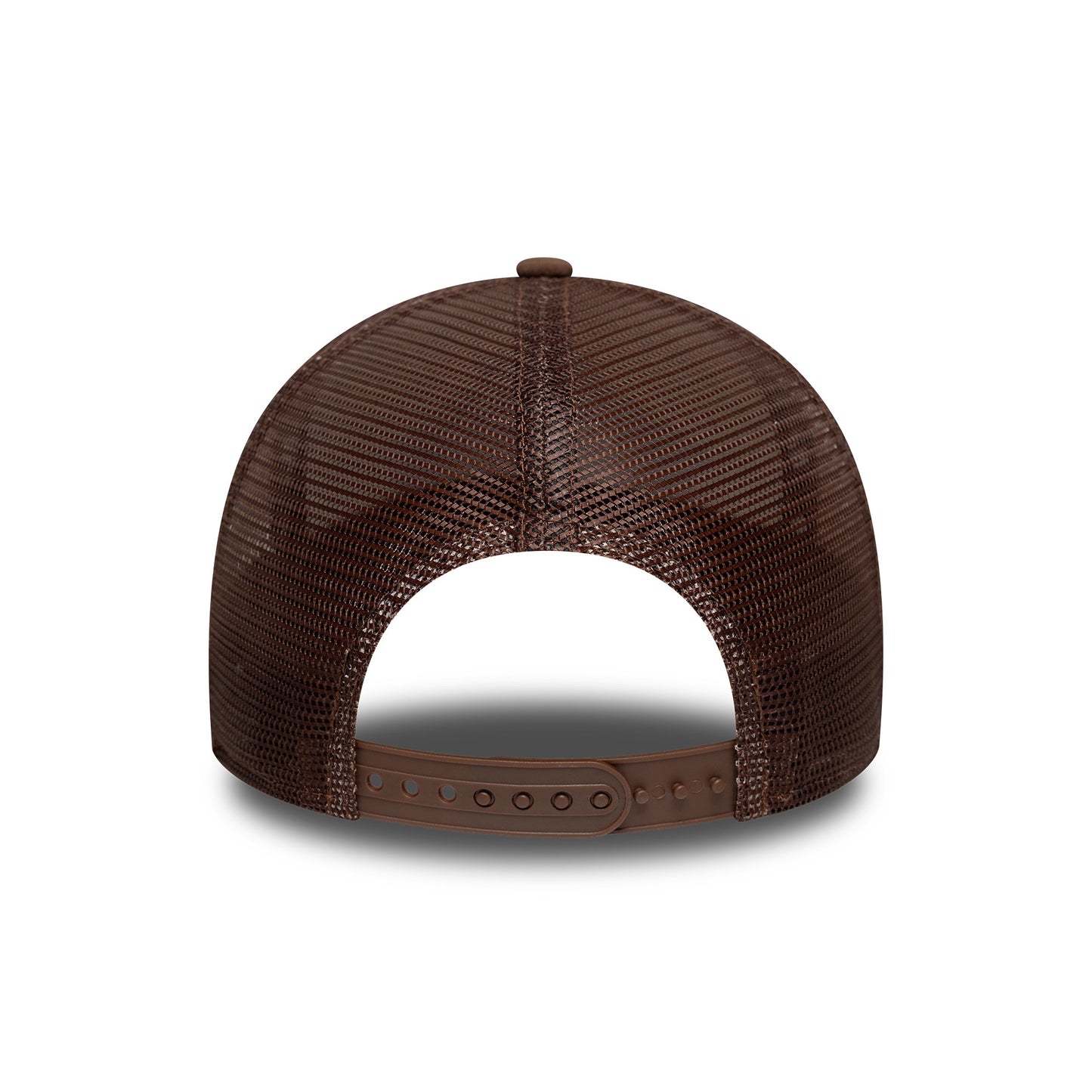 New Era 9FORTY M-Crown A-Frame Trucker Cap - NE Graphic - Cream-Chocolate