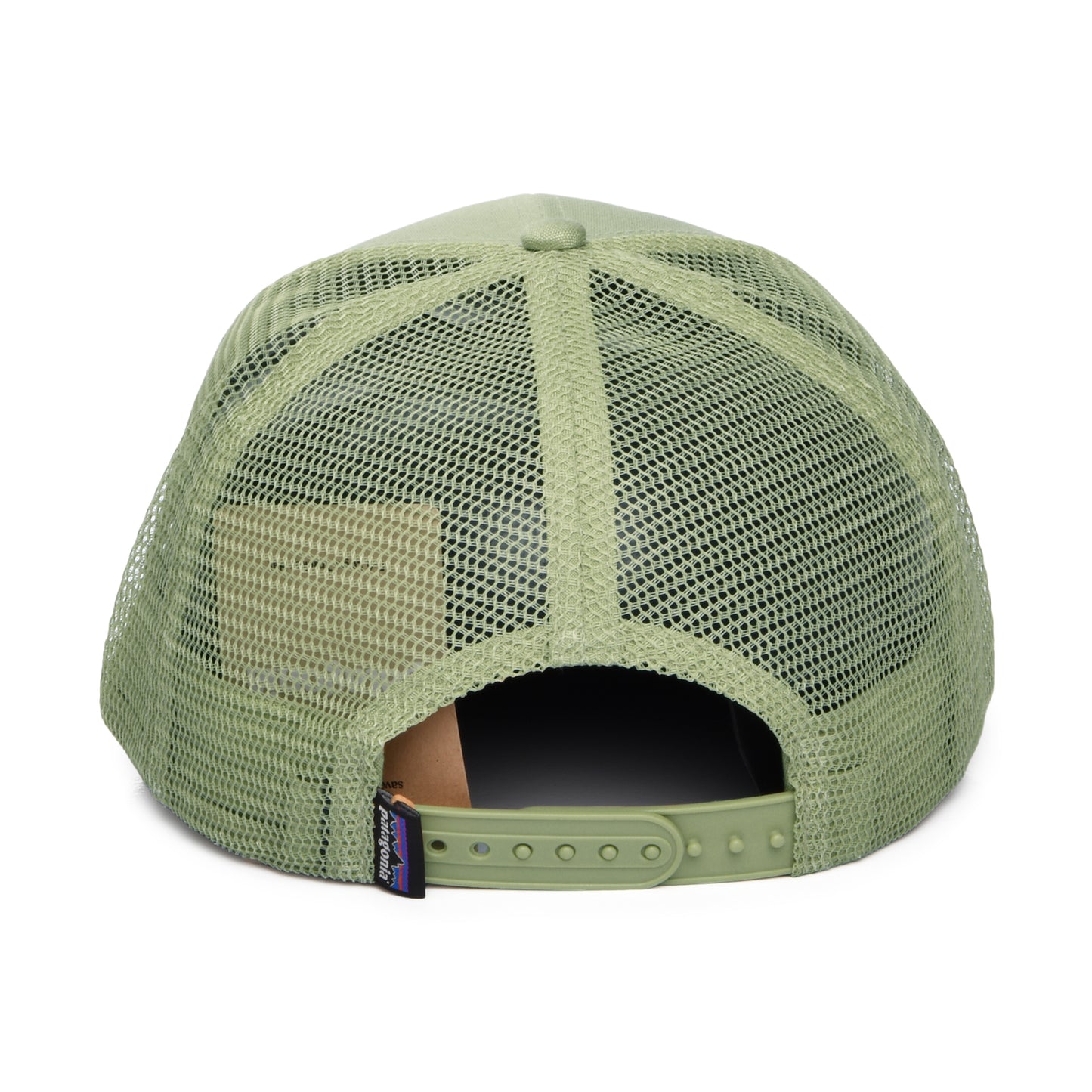 Patagonia Hats P-6 Logo Organic Cotton Trucker Cap - Light Olive