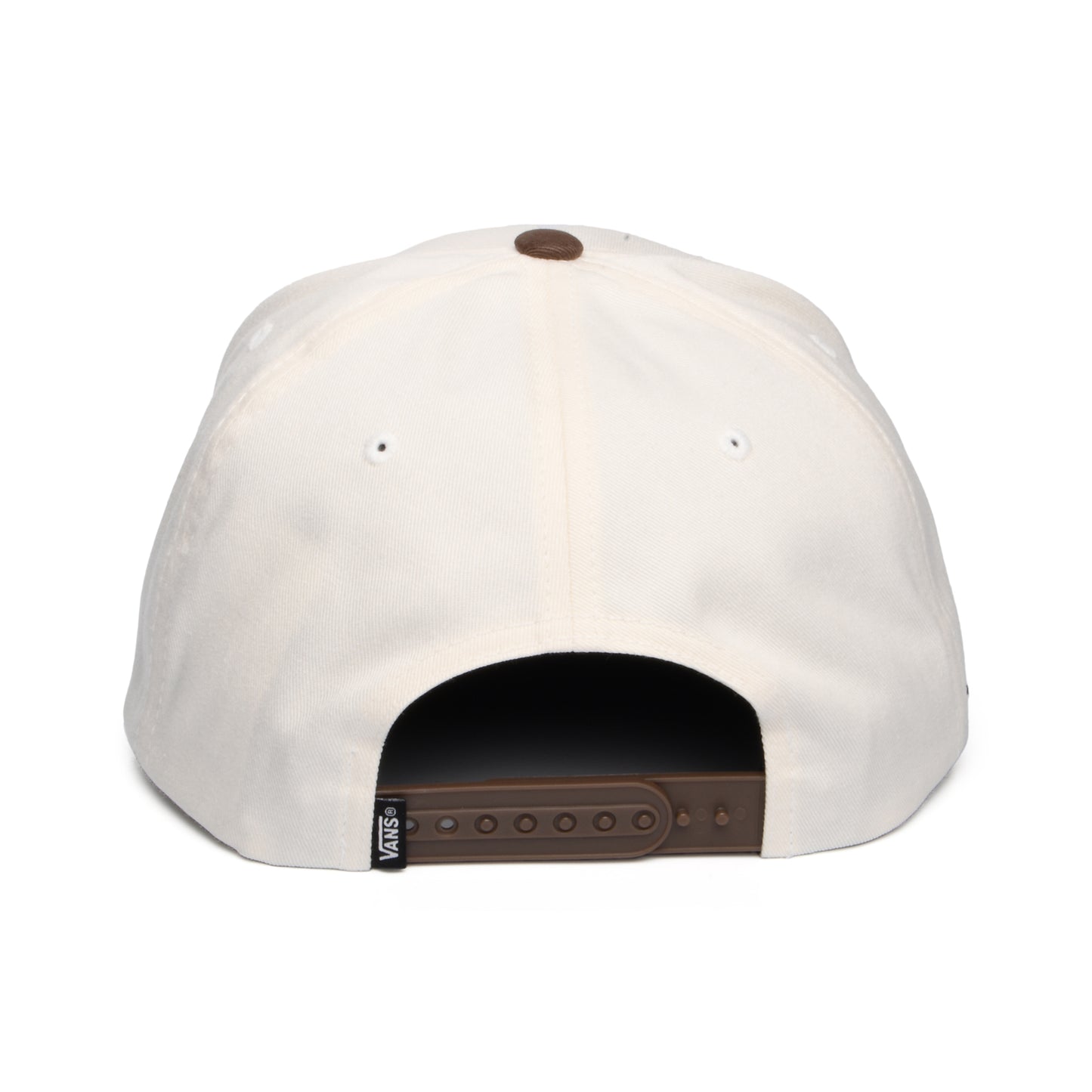 Vans Hats Drop V Logo Curved Brim Snapback Cap - Beige-Brown