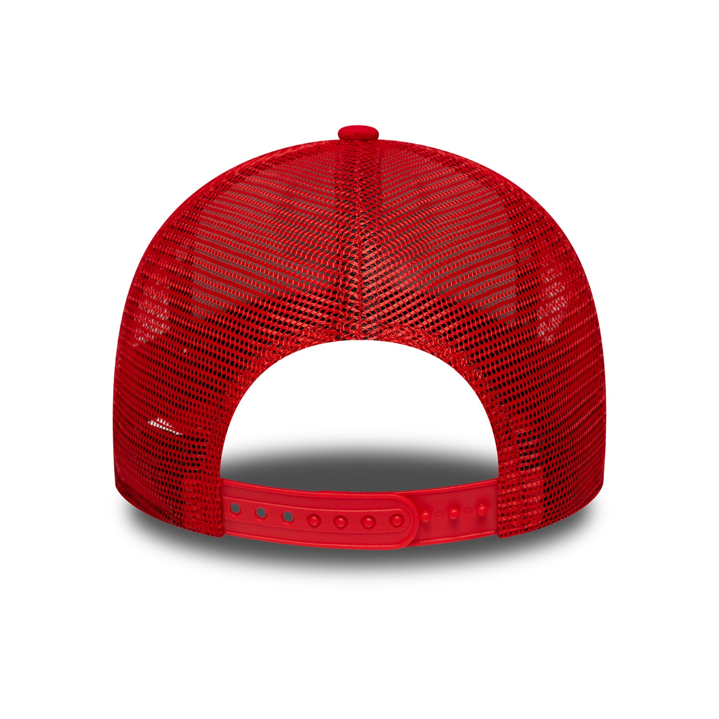 New Era Chicago Bulls A-Frame Trucker Cap - NBA Side Patch - Red-White